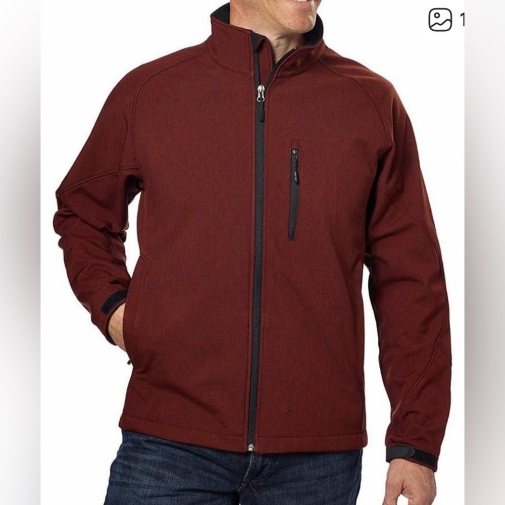 KIRKLAND SIGNATURE XL Men's Burgundy Jacket